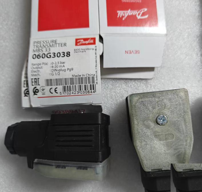 Danfoss MBS33M 060G3124 0-4bar 3 060G3125 0-6bar 2 060G3126 0-10bar 2