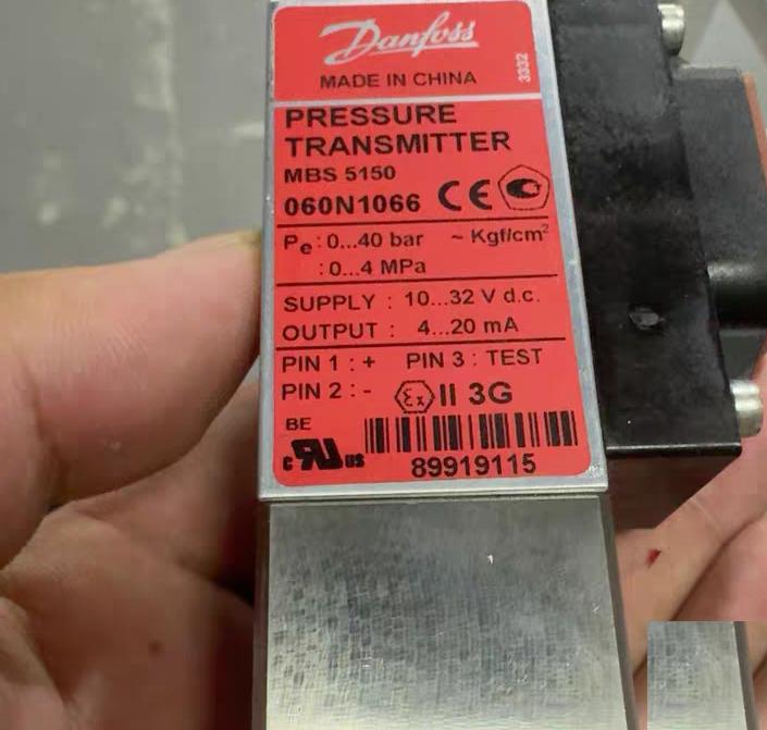Danfoss MBS5150 0-40bar 4-20mA 10-32V DC CE