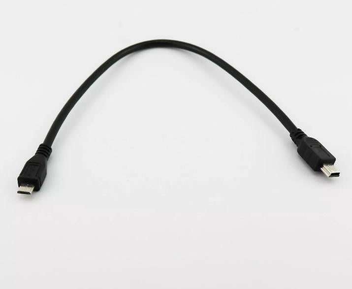 Data Sync Charge Adapter Cable Micro USB 2 0 B 5 Pin Male To Mini 5 Pin Male 1FT