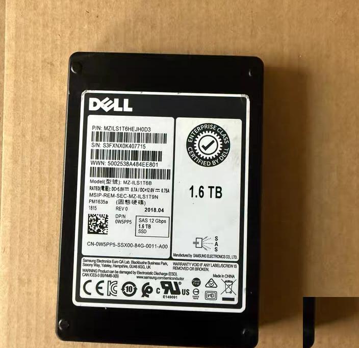 Dell 1 6TB SAS 12G 0W5PP5 PM1635A 0DR0HX PM1645