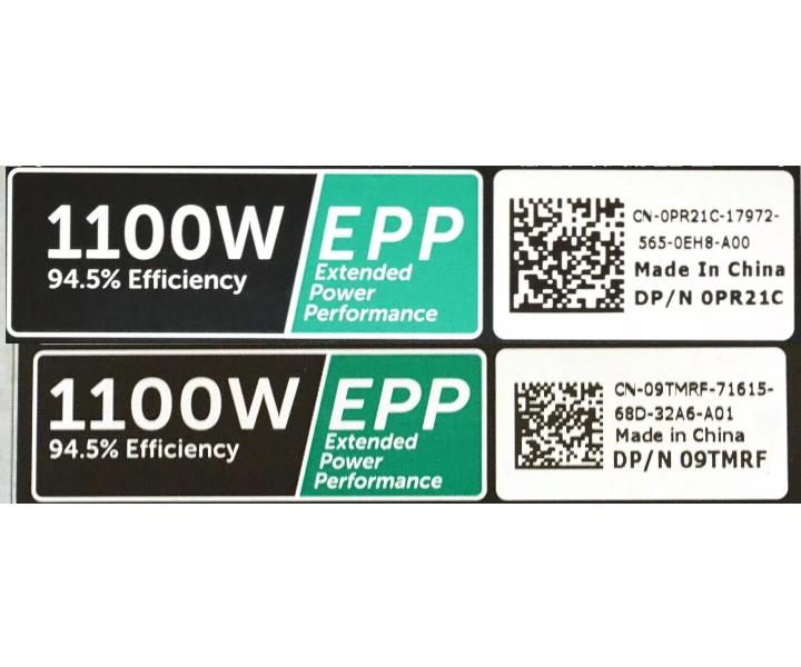 9TMRF PR21C 1100W R530 R630 R730 R830