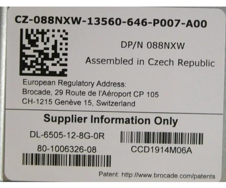 DL-6505-12-8G-0R 88NXW 16GB