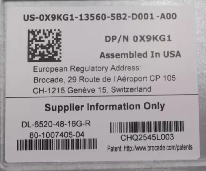 96-Active DL-6520-48-16G-R X9KG1