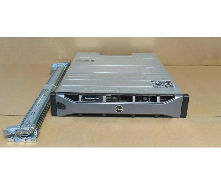 Dell Complement Sc200 Rear SAS Dual Dells HDD Enclosure SC200 10x 8TB EMM x PSU Expansion 2 7.2K ...