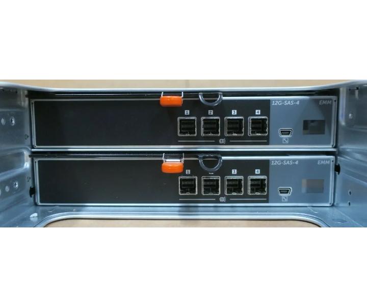 Compel Sc 24x Compellent 2x 12G-SAS-4 EMM 2x 400GB Enclosure PSU Dells Expansion ...