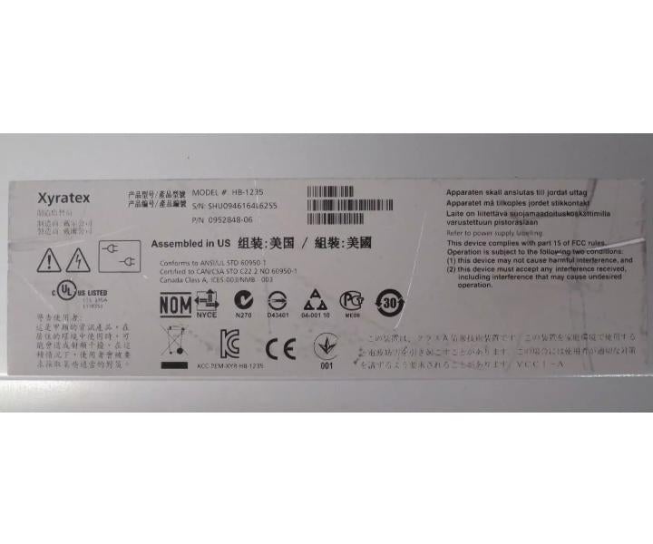 HB-1235 12-Bay 0952848-06