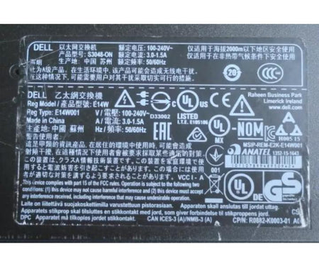 S3048-ON 1GbE RJ45 10GbE