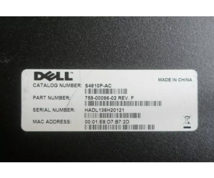 S4810-01-64F Force10 S4810 10GbE 40GbE