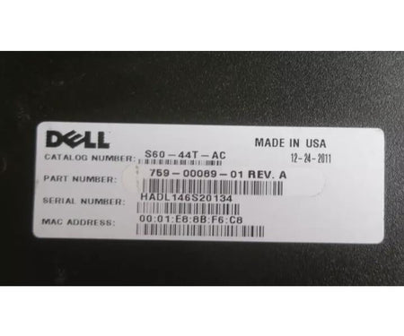 S4810-01-TE-52T-AC Force10 S4810 10GbE 40GbE