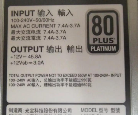 L550E-S0 M95X4 R320 R420