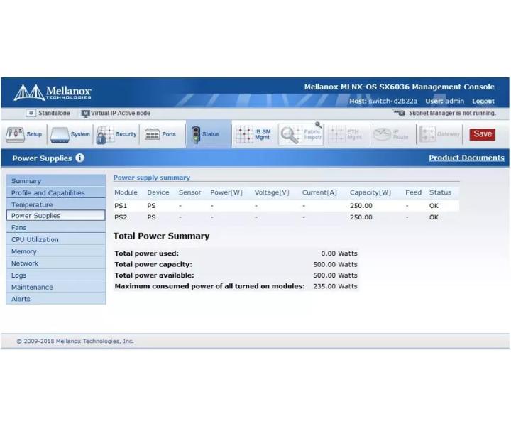 MLNX-OS SX6036 56Gb 97TP3