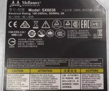 MLNX-OS SX6036 56Gb 97TP3