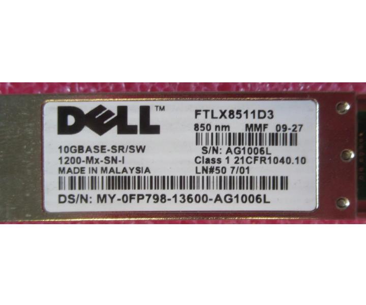 10GBASE-SR 0FP798 FP798 10GbE