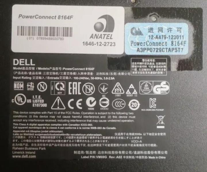 8164F 10GbE 40GbE