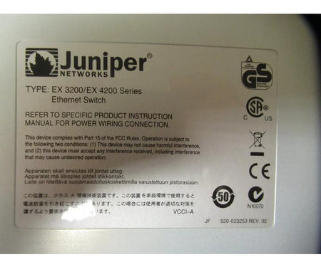 J-EX4200-24T 24-PoE 24-Port VDJ41