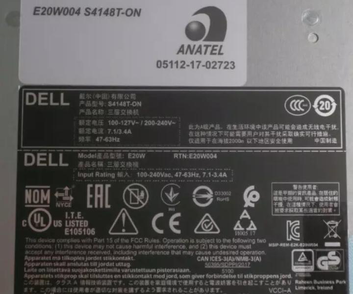 S4148T-ON RJ45 100GE QFSP28 40GE