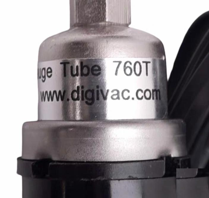 DigiVac 760T 801W Vacuum Gauge Tube w Readout Display 1 8 NPT 12VDC 8 10