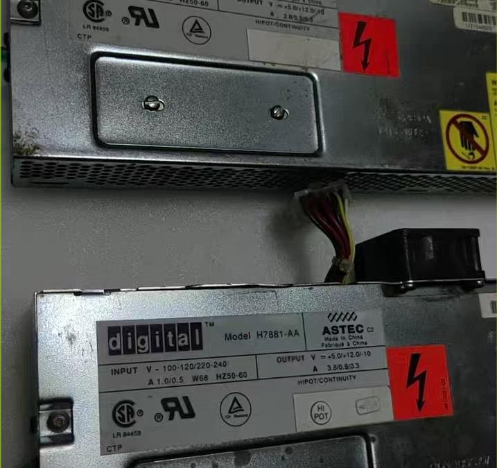 Digital H7881-AA   ASTEC       100-240V    5V 12V