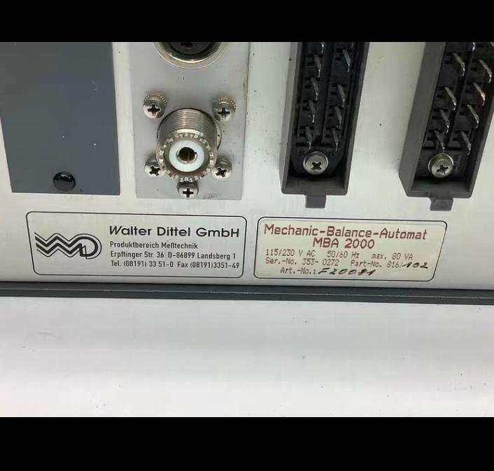 Dittel MBA 2000 F20081 R2