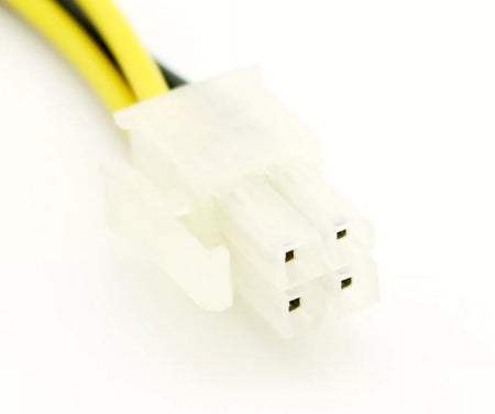 Dual 4 Pin Molex IDE Male to ATX P4 12V CPU PSU Power Supply Adapter Cable Cord