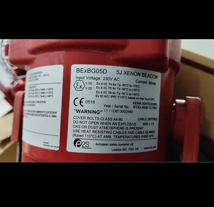 E2S BExBG05D 5J XENON BEACON 230V AC