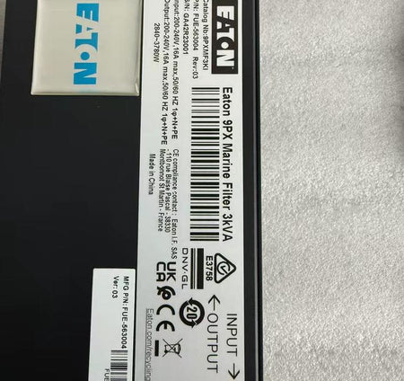 EATON 9PX Marine Filter 3kVA 9PXMF3KI rev 03 200-240V 2840-3780W