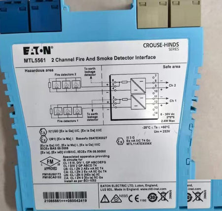 EATON MTL5561 2 FM 6-30V DC 2 4W -20℃ 60℃ 253V