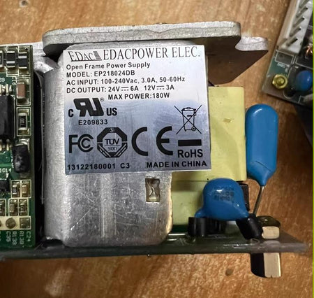 EDAC    EP218024DB     24V6A 12V3A 180W  128 78 42