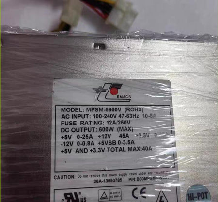 EMACS M5PSM-5600V      600W        100-240V    5V  12V -12V  5VSB
