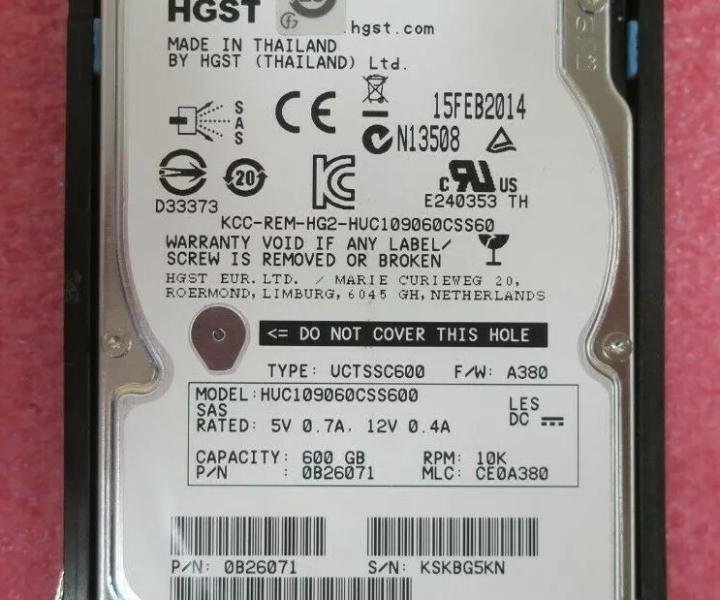 Hot-Plug V6-2S10-600 005050344 600GB