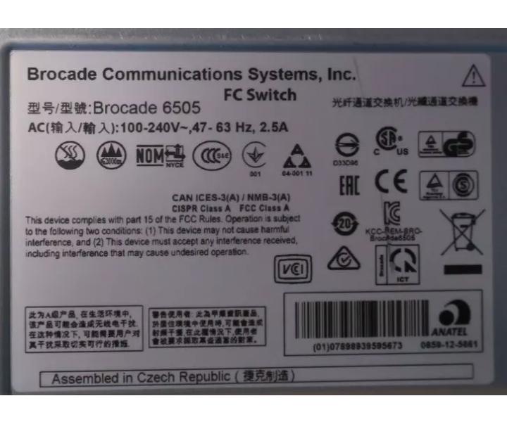 DS-6505B 24-Port EM-6505-24-16G-R 24-Port 16Gb