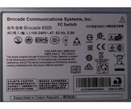 DS-6505B 24-Port EM-6505-24-16G-R 24-Port 16Gb