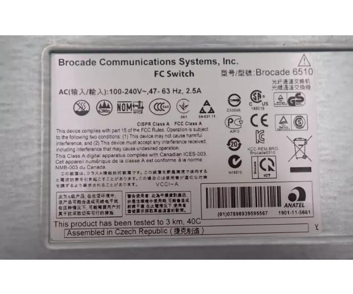 DS-6510B EM-6510-24-8G-R 36-Active 16Gb