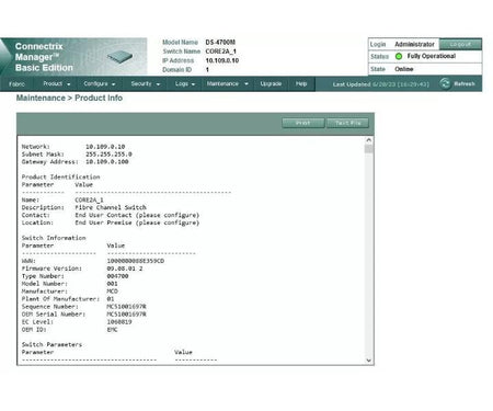 DS-4700M 32-Port 100-652-019