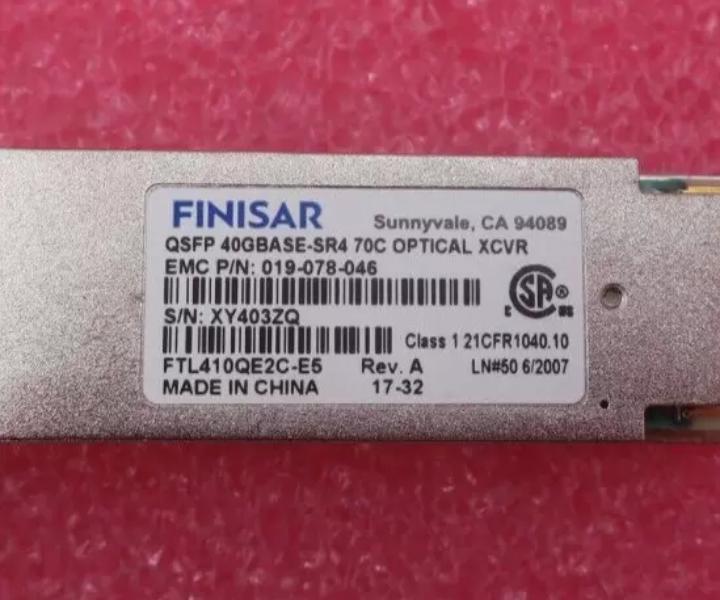 40GBASE-SR4 FTL410QE2C-E5 019-078-046 40Gb