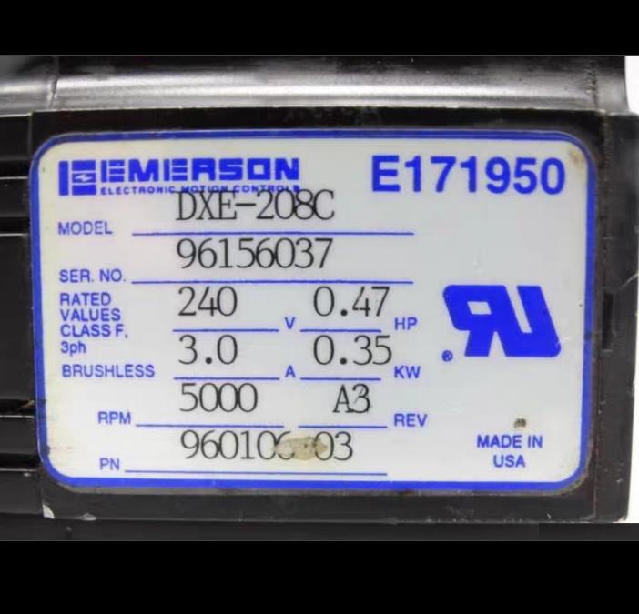 EMERSON DXE-208C MOTOR