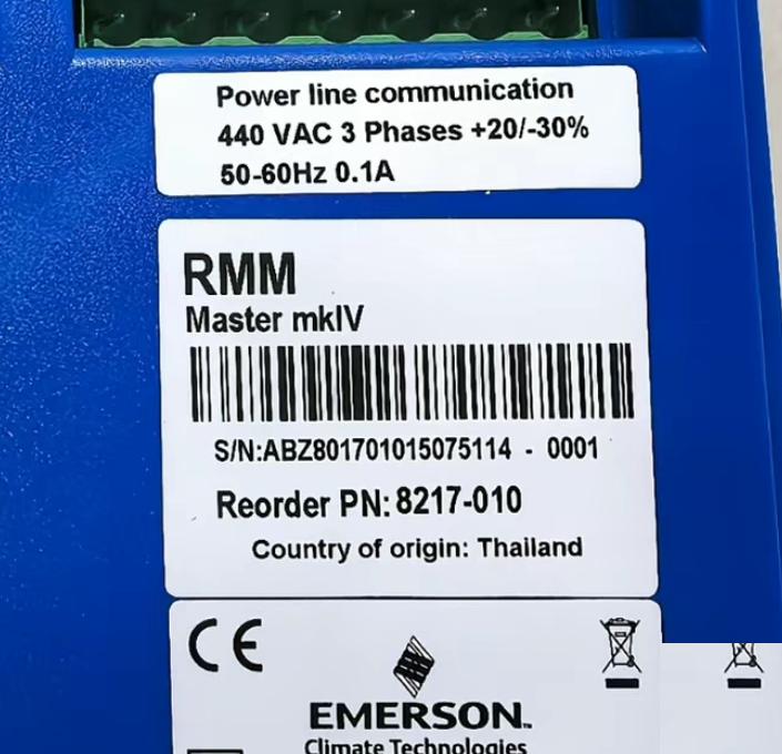EMERSON RMM Master mkIV 8217-010 24VAC 24-41VDC 440VAC