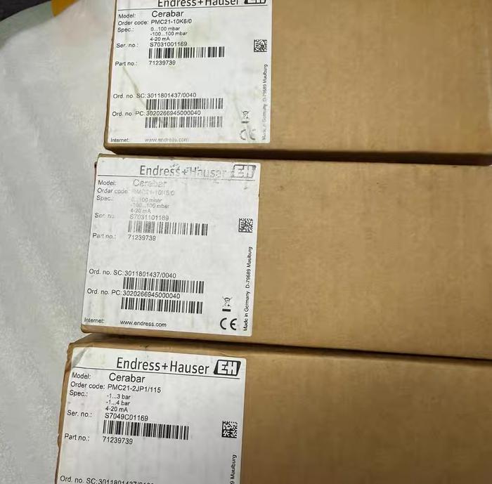 ENdress Hauser PMC21-10K6 0 -100-100m ba r 2 PMC21-1PC4 101 -200-200mbar1 PMC21-2JP1 115 -1-4bar 1
