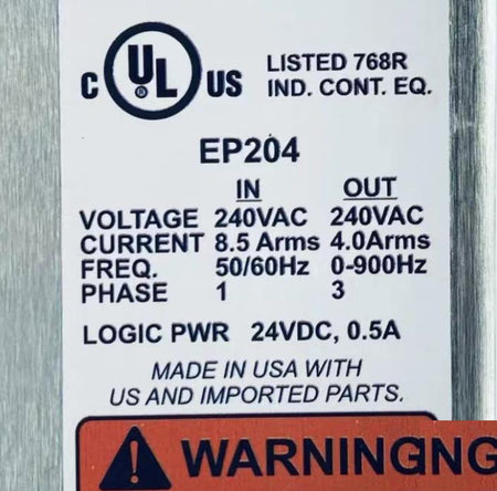 EP204-P00-EN00 Epsilon EP 240VAC