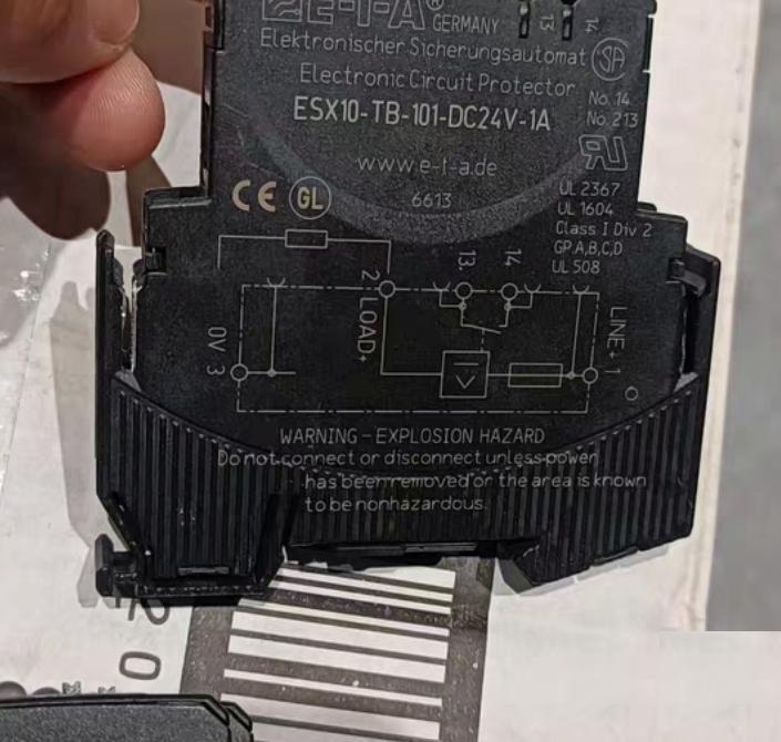 ETA ESX10-TB-101-DC24V-4A 2 ESX10-TB-101-DC24V-2A 2 ESX10-TB-101-DC24V-1A 1 5 280 10-5-G160