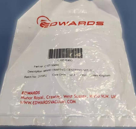 Edwards C10516490 Edwards Trapped Centering O-Ring KF-40 NW-40 Stainless Steel Fluoroelastomer Viton® PN C10516490