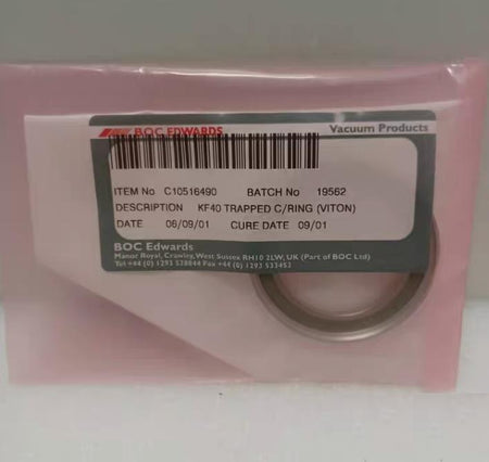 Edwards C10516490 Edwards Trapped Centering O-Ring KF-40 NW-40 Stainless Steel Fluoroelastomer Viton® PN C10516490