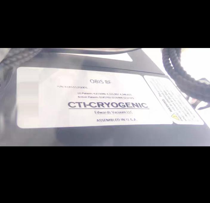 Edwards CTI-Cryogenics 8185312G0001 On-Board IS-8F Cryopump