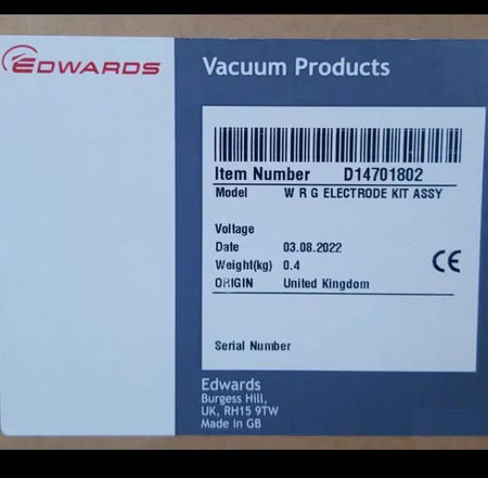 Edwards D14701802 D14701801 WRG D14701802 2500 1 18 2950ELECTRODE KIT ASSY D14701000 WRG-S-NW25 8400