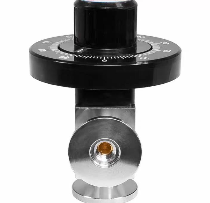 Edwards LV10K C37102000 Fine Control Needle Valve KF10 NW10 body aluminum seat brass filter brass 1