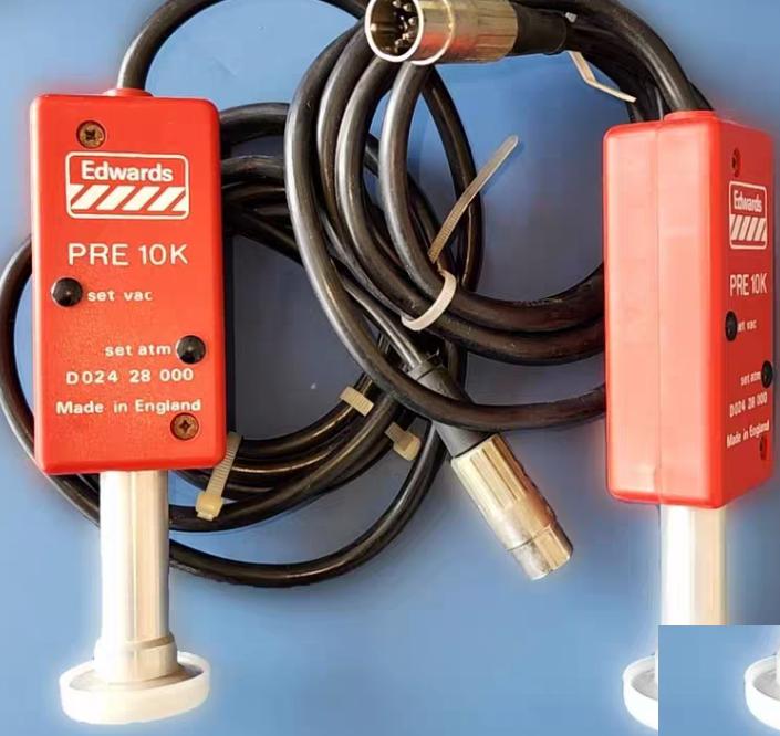 Edwards Pirani 502 PRE10K D02428000 2 3 5 PRM10KCR D02157000 3 7 Voltage 230 VRange s 5 to 10-3 m barFeatures Twin headLength 155 mmWidth 97 mmHeight 97 mmWeight 0 65 kgWill suit PRE10 or PRM10 Heads