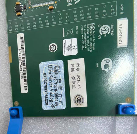 Eicon Diva Server Analog N964 033-055-03 2006 - 033-055-03- - 2006 - Eicon Networks Corp - 0803-015- CE - FCC 6
