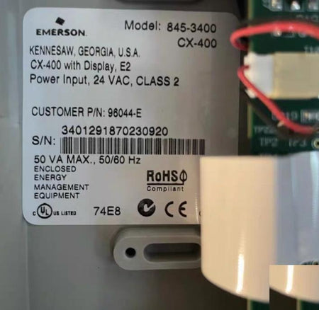 Emerson E2E CPC CX-400 845-3400