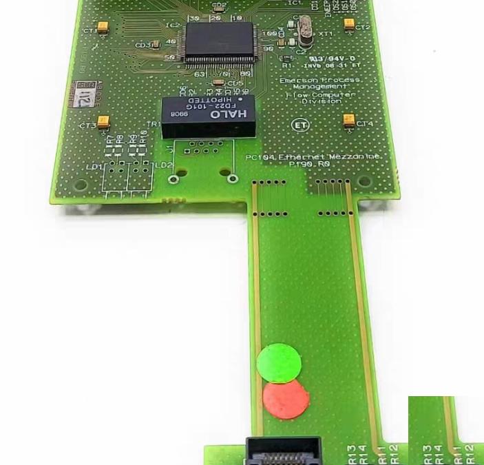 Emerson PC104 Ethernet Mezzanine P190 R0 PCB Card