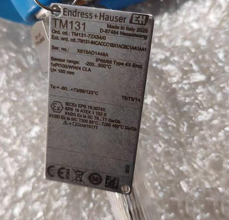 Endress Hauser TM131-TZK540 TM131-TZK540 PT-100 -200 500℃ 4-20mA IP66 68 L 190mm